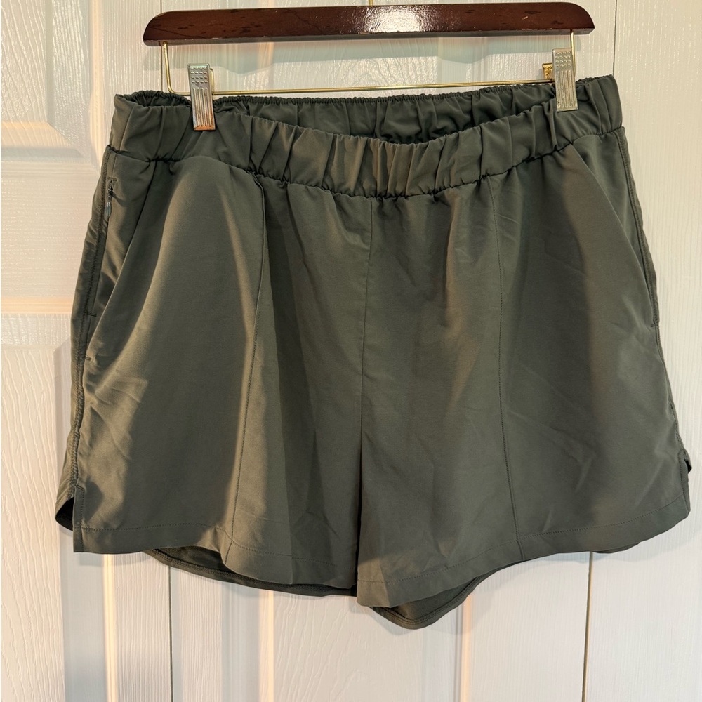 Women's Olive Green Shorts